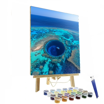 The Blue Hole Paint By Numbers Kits