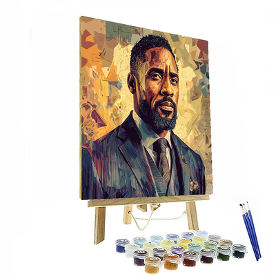 Idris Elba: The Charismatic King Of Versatility Painting By Numbers Kit