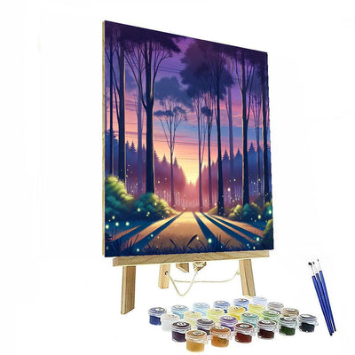 Twilight Forest Retreat Paint By Number