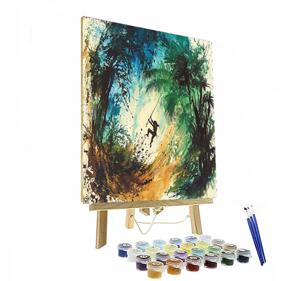 Tarzan's Treehouse Adventure - Disney Inspired Painting Number Kit