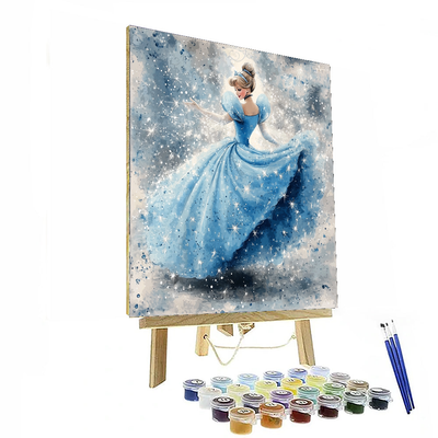 Cinderella's Ball Gown Dream - Disney Inspired Number Painting