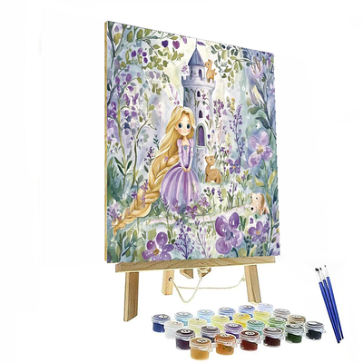 Tangled In Adventure With Rapunzel - Disney Inspired Numbered Painting Kits