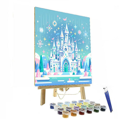 Magical Ice Castle Adventure Paint By Number