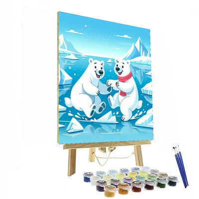 Polar Bear Party Paint By Color