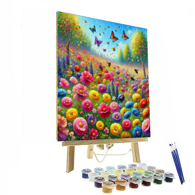 Enchanting Spring Meadow Numbered Painting Kits