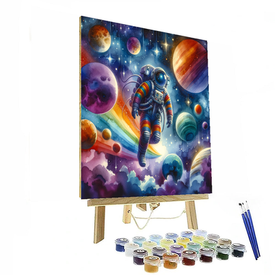 Daring Space Explorer Painting Number Kit