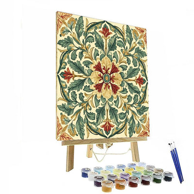 William Morris Inspired Elegant Patterns  Paint By Numbers Kits