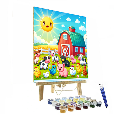 Sunny Day Farm Paint By Number