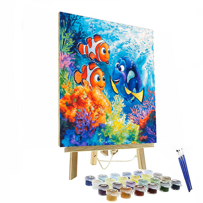 Finding Dory's Ocean Adventure - Disney Inspired Paint By Numbers Kits