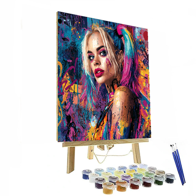 Margot Robbie: The Spark Of Harley Quinn And Beyond Paint By Numbers Kits