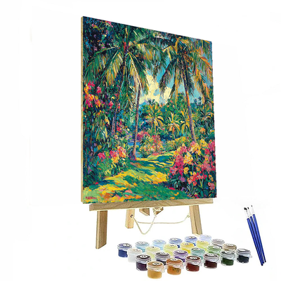 Paul Gauguin Inspired Tropical Serenity  Painting By Numbers Kit