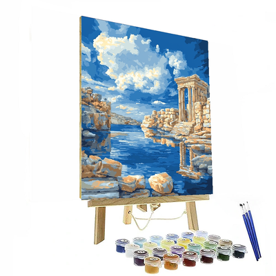 John William Waterhouse Inspired Historic Ruins Mystery  Painting By Numbers Kit