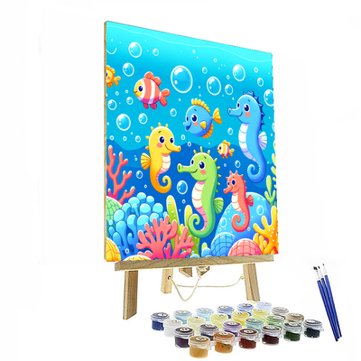 Magical Undersea Adventure Paint By Numbers Kits