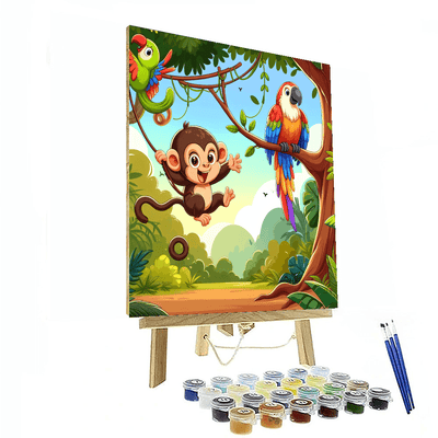 Wonders Of The Jungle Painting By Numbers Kit