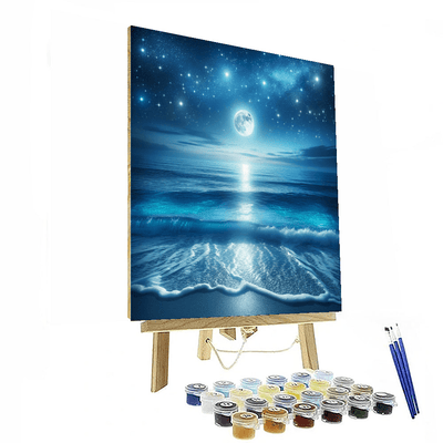 Starlit Ocean Waves Paint By Number