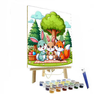 Joyful Forest Friends Paint By Color