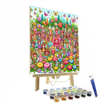 Enchanted Gardens Paint By Numbers Art