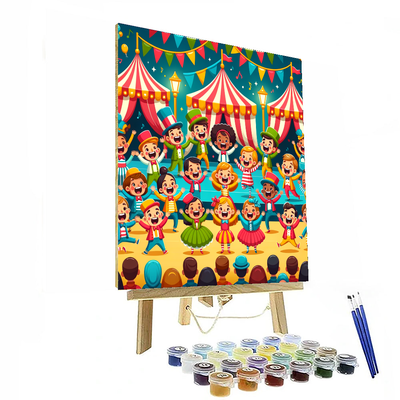 Exciting Carnival Fun Painting By Numbers Kit