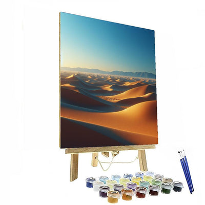 Tranquil Desert Landscape Numbered Painting Kits