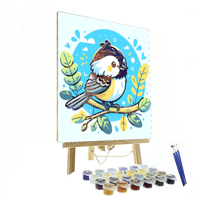 Cheery Chickadee Painting By Numbers Kit