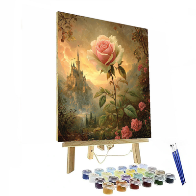 Beauty And The Beast's Enchanted Rose - Disney Inspired Paint By Numbers Kits