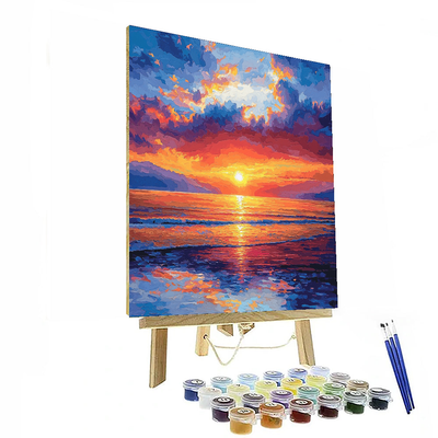 J.M.W. Turner Inspired Chasing Sunsets  Painting By Numbers Kit