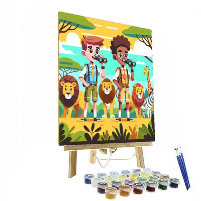 Safari Trek Adventure Paint By Color