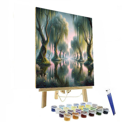 Enchanted Willow Grove Paint By Numbers Art