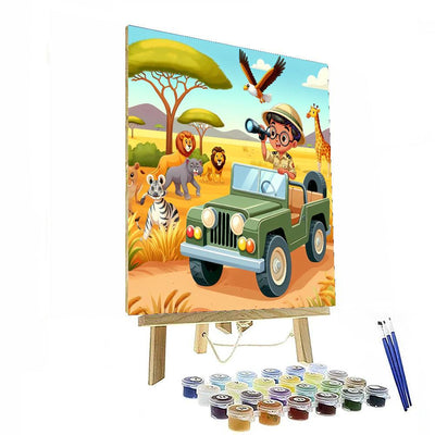 Savanna Safari DIY Paint By Numbers