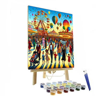 Cheerful Carnival Paint By Numbers Kits