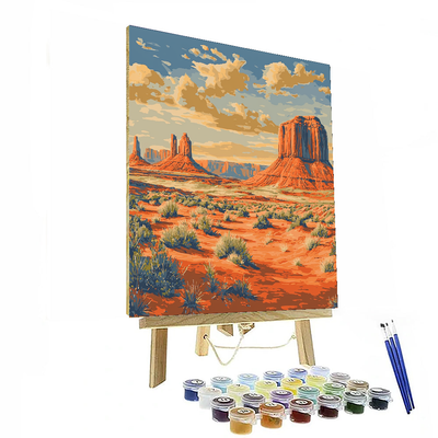 Monument Valley Navajo Tribal Park Paint By Numbers