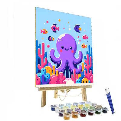 Curious Octopus Adventure Paint By Number