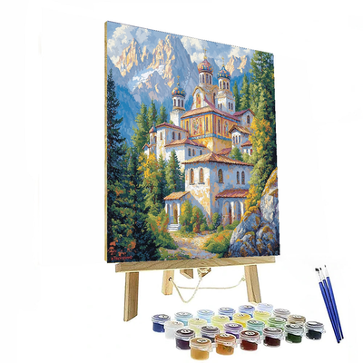 Rila Monastery DIY Paint By Numbers