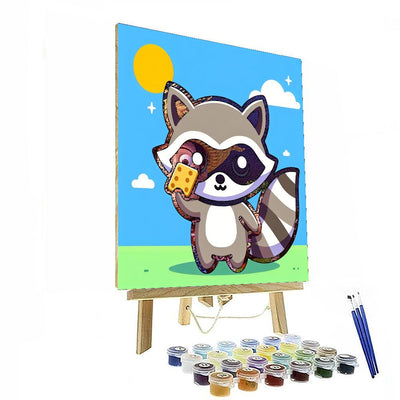 Rascal Raccoon Painting By Numbers Kit