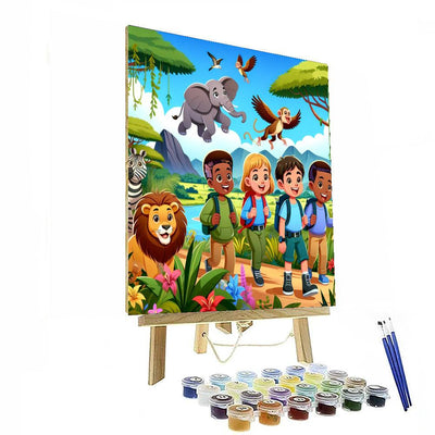 Wildlife Jungle Quest Numbered Painting Kits