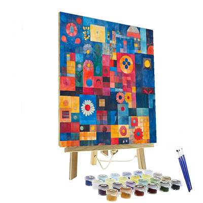 Klee Inspired Exploration Of Shapes  Numbered Painting Kits