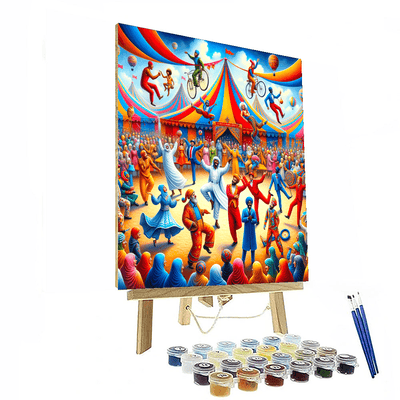 Circus Carnival Whimsy Paint By Color