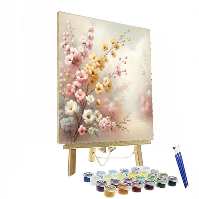 Charming Vintage Floral Paint By Numbers Kits