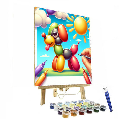 Whimsical Balloon Dog Paint By Numbers Kits