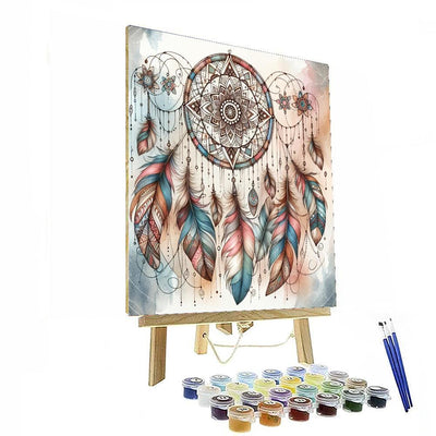 Whimsical Dream Catcher Paint By Numbers