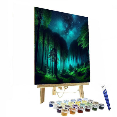 Enchanted Midnight Forest Paint By Color