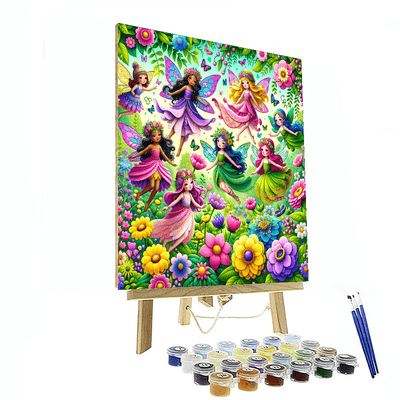 Enchanting Garden Of Fairies Paint By Numbers Kits