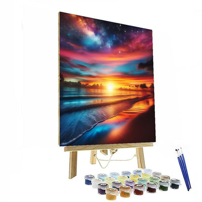 Glorious Sunset Beach Paint By Numbers Kits