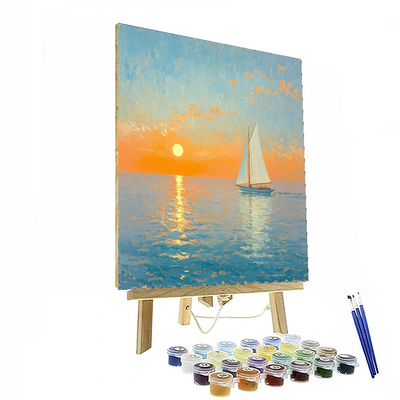 Winslow Homer Inspired Sailing Into Serenity  Paint By Numbers Art