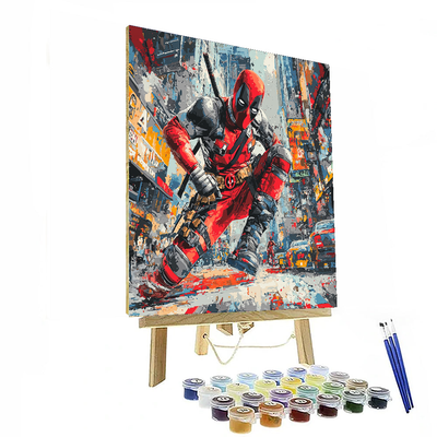 Ryan Reynolds: The Charismatic Wit Of Deadpool Painting Number Kit