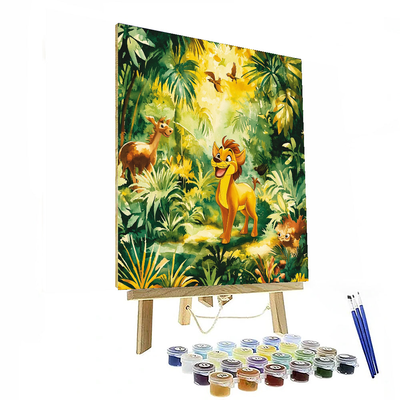 Pumbaa's Jungle Safari - Disney Inspired Painting Number Kit