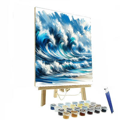 Dancing Waves Painting Number Kit