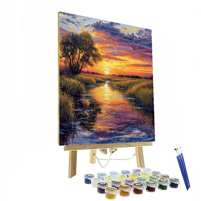 J.M.W. Turner Inspired Twilight Moments  Paint By Numbers Kits