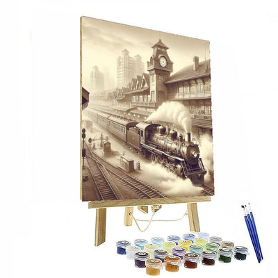 Vintage Railway Numbered Painting Kits