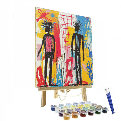 Jean-Michel Basquiat Inspired A Mosaic Of Cultures  Painting By Numbers Kit